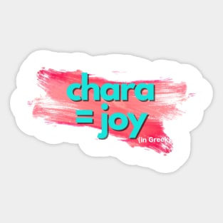 Chara = Joy Sticker